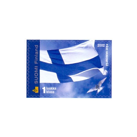 Finland. 2002. Nationalflag. AFA 1579 **    , postfrisk stemplet