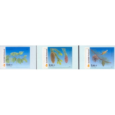 Finland. 2002. Træsorter. AFA 1595-97 **   , postfrisk stemplet