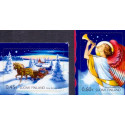 Finland. 2002. Juleslæde og juleengel. AFA nr. 1616-17 **   , postfrisk stemplet