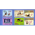 Finland. 2003. Tegneseriefigurer, sammentryk. AFA nr. 1624-29 **       , postfrisk stemplet