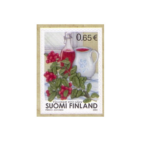 Finland. 2003. Tyttebær. AFA nr. 1663 **    , postfrisk stemplet