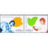Finland. 2004. Børns rettigheder, parstykke. AFA nr. 1712-13  **       , postfrisk stemplet
