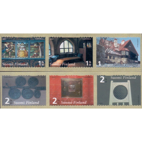 Finland. 2005. Arkitektur og Kunst. AFA nr. 1730-35  **      , postfrisk stemplet