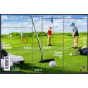 Finland. 2005. Golf som familiesport, miniark. AFA nr. 1745-48 **      , postfrisk stemplet