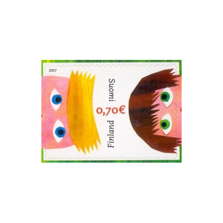 Finland. 2007. Vinterlandskab, og Valentinsdag. AFA nr. 1819-20 **    , postfrisk stemplet
