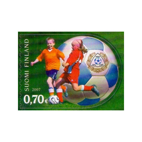 Finland. 2007. Fodboldtforbundet. AFA nr. 1827 **    , postfrisk stemplet