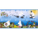 Finland. 2007. Sommer i  Mumidalen, sammentryk AFA nr. 1844-49 **   , postfrisk stemplet