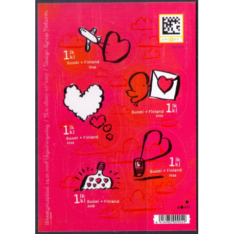 Finland. 2008. Catch U, miniark. AFA nr. 1880 **             ,       postfrisk stemplet