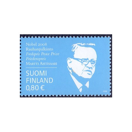 Finland. 2008. Nobels fredspris. AFA nr. 1940 **          ,       postfrisk stemplet