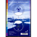Finland. 2009. Gletscherne smelter, miniark. AFA nr. 1962 **         ,       postfrisk stemplet