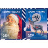 Finland. 2010. Julemanden og renen. AFA nr. 2066-67 **        , stemplet postfrisk