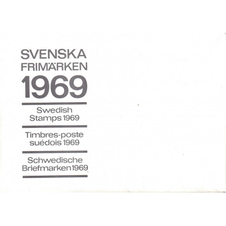 Sverige/Sweden. Complet Year set 1969