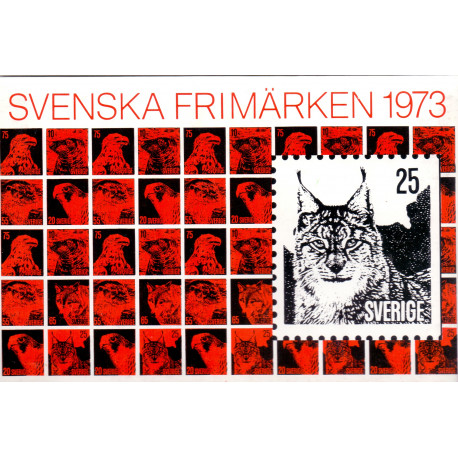 Sverige/Sweden. Complet Year set 1973