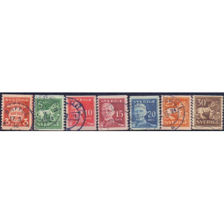 Sverige. 1920. Båndmærker, 30 Øre. AFA nr. 131 **  postfrisk stemplet FDC st,