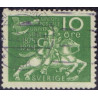 Sverige. 1924. Verdenspostforeningen, 10 Øre, vm. bølgelinie, AFA nr. 175y **  postfrisk stemplet FDC st,