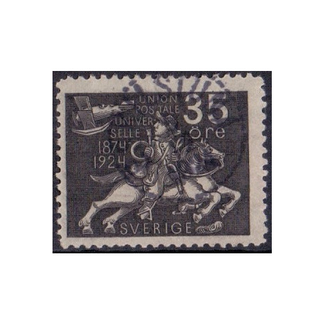 Sverige. 1924. Verdenspostforeningen, 35 Øre, AFA nr. 180 **  postfrisk stemplet FDC st,