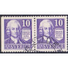 Sverige. 1938, Emanuel Swedenborg 10 Øre. AFA nr. 248Cv & 248B **   postfrisk stemplet FDC st,