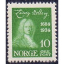 Norge. 1934. Ludvig Holbergs fødsel. 10 Øre. AFA nr. 167 ** st. stemplet postfrisk