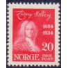 Norge. 1934. Ludvig Holbergs fødsel. 20 Øre. AFA nr. 169 ** st. stemplet postfrisk