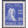 Norge. 1934. Ludvig Holbergs fødsel. 30 Øre. AFA nr. 170 ** st. stemplet postfrisk