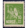 Norge. 1930. Olav den Hellige. 10 Øre. AFA nr. 155 **  st. stemplet postfrisk