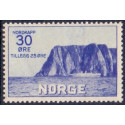 Norge. 1930. Nordkap I. 30+25 Øre. AFA nr. 161 **  st. stemplet postfrisk