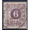 Sverige. 1872. Ringtype 6 Øre.Mørkviolet. AFA nr. 20a **, postfrisk stemplet FDC st,