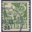 Sverige. 1933. Postsparebankens jubilæum, automatmærke AFA nr. 222 **  postfrisk stemplet FDC st,