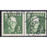 Sverige. 1938, Kong Gustav V. 80 År. AFA nr. 255B & 255Ch **   postfrisk stemplet FDC st,