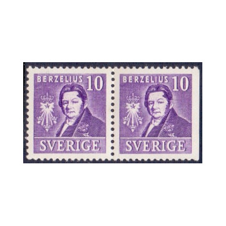 Sverige. 1939. Berzelius  10 Øre. AFA 260B & 260Ch **  postfrisk stemplet FDC st,