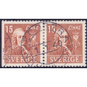Sverige. 1939. Linné 15 Øre. AFA 261Cv & 261B **  postfrisk stemplet FDC st,