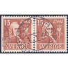 Sverige. 1939. Linné 15 Øre. AFA 261Cv & 261B **  postfrisk stemplet FDC st,