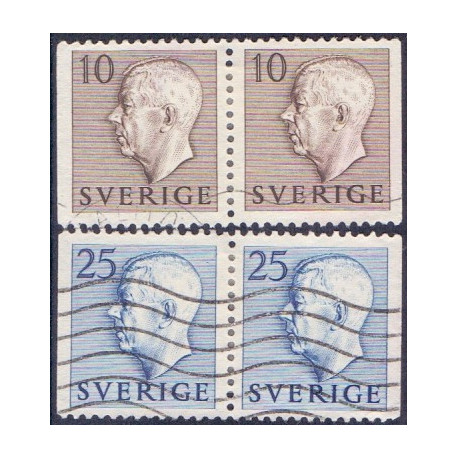 Sverige. 1954. Farve og suppleringsværdier, AFA nr. 396Cv & 397Ch **  postfrisk stemplet FDC st,
