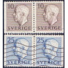 Sverige. 1954. Farve og suppleringsværdier, AFA nr. 396Cv & 397Ch **  postfrisk stemplet FDC st,