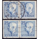 Sverige. 1954. Farve og suppleringsværdier, 2 vinkelsider, AFA nr. 397Dvo & 397Dhn ** (2)   postfrisk stemplet FDC st,