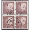 Sverige. 1961. Suppleringsværdier, i 2 vandret par. AFA nr. 485 Dvo/Dhn  **  postfrisk stemplet FDC st,