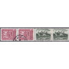 Sverige. 1962. Nationale bygningsværker I, i parstykker. AFA nr. 500Co-01Ch. **  postfrisk stemplet FDC st,
