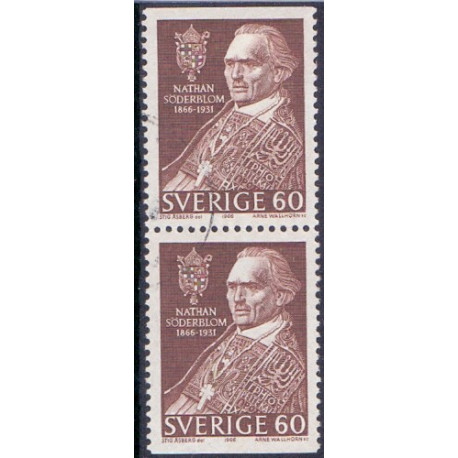 Sverige. 1966. Natan Söderblom.  AFA nr. 550Co 6 550Cn **    postfrisk stemplet FDC st,