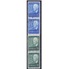 Sverige. 1967. Kong Gustav VI,  AFA nr. 600Co-601ch ** (2 par)   postfrisk stemplet FDC st,