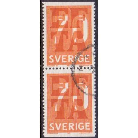 Sverige. 1967. EFTA frihandel. AFA nr 579Co & 579Cn.  **  postfrisk stemplet FDC st,