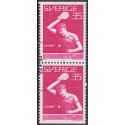 Sverige. 1967. VM i bordtenis, AFA nr 583Co & 583Cn  **    postfrisk stemplet FDC st,
