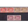 Sverige. 1966. Drottningholm Teatret. 5-40 Øre. AFA nr. 561Cv-563Ch ** (3 par)  postfrisk stemplet FDC st,