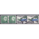 Sverige. 1968. Kanal, suppleringsværdi,  AFA nr. 604Co-606Ch ** (2 par)   postfrisk stemplet FDC st,