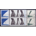 Sverige. 1969. Tjörnbroerne, AFA nr. 656Co-658Cn ** (3 par)    postfrisk stemplet FDC st,