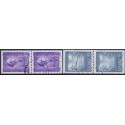 Sverige. 1970. Nobelpristagere 1910. AFA nr. 703Co-704Cn ** (2 par)    postfrisk stemplet FDC st,