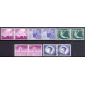 Sverige. 1972. Kvindeidræt. AFA nr. 747Cv-751Ch ** (5 par)  postfrisk stemplet FDC st,