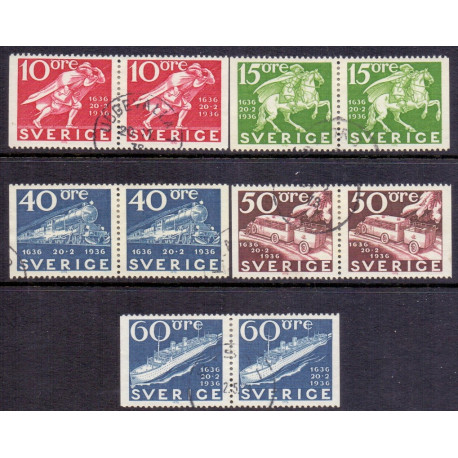 Sverige. 1972. STOCKHOLMIA 74, AFA nr. 777Cv-81Ch ** (5 par)     postfrisk stemplet FDC st,