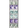 Sverige. 1973. Dyrebeskyttelse i parstykker, AFA nr. 823Cv-828Ch ** (6 par)    postfrisk stemplet FDC st,