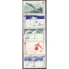 Sverige. 1974. Vintersport, i 5-stribe. AFA nr. 842-46 **    postfrisk stemplet FDC st,