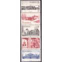 Sverige. 1975. Bygningsfredningsåret i 5-stribe. AFA nr. 914-18 **    postfrisk stemplet FDC st,